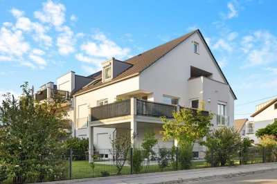 Moderne 4-Zimmer-Wohnung mit großem Süd-West-Balkon in ruhiger Lage von Kissing