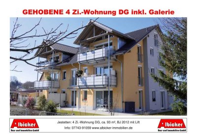 Exklusive 4 Zi.-Galeriewohnung+Balkon, ca. 93 m², mit Lift, BJ 2012