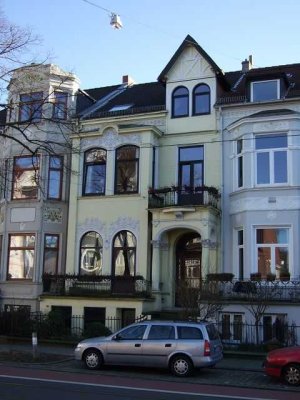 Wachmannstr., 3 Zimmer, Dachterrasse mit Blick in die Gärten