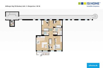 5-Zimmerwohnung mit Blick auf die Saale - WE96