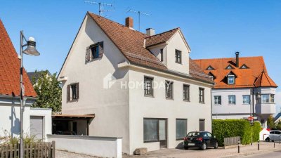 Charmantes EFH mit Carport, Garten, Terrasse und sanierungsbedürftigen Gewerbeteil