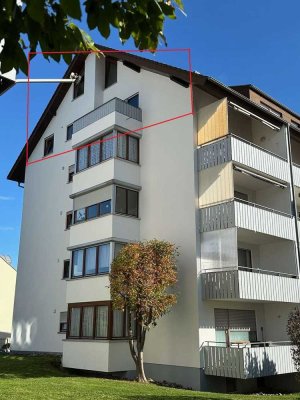 Nähe FH - Maisonettewohnung mit Traumausblick in Unterrombach