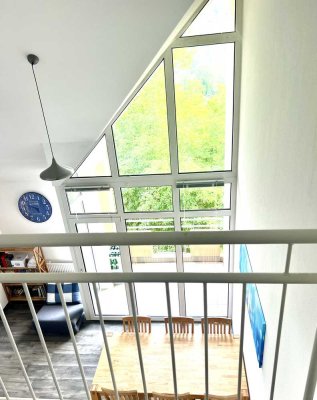 Großzügige helle 4-Zimmer-Galerie -Wohnung mit Balkon + 2 Tiefgaragen-Plätze in Tauberbischofsheim