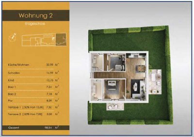 *Provisionsfrei* 3 Zimmer - Wohnung  kernsaniert Erstbezug