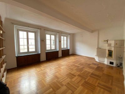 Charmantes Einzimmerapartment über 60 m2 in wunderschöner Lage mit Kachelofen!