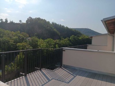 Erstbezug über den Wolken mit Blick ins Grüne...