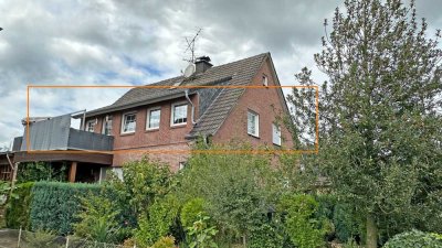 Charmante Maisonettewohnung mit großem Balkon in Rhede-Vardingholt!