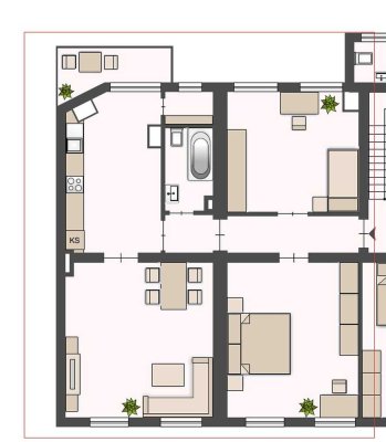 frisch sanierte Wohnung im Herzen von Düsseldorf Eller