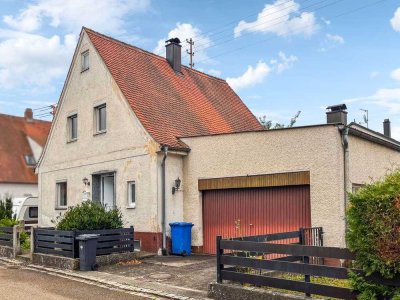 Modernisierungsbedürftiges Einfamilienhaus in Gundelfingen