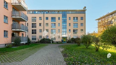 Bald bezugsfrei! 2-Zimmer-Wohnung mit Balkon & TG-Stellplatz in idyllischer Lage von Fahrland