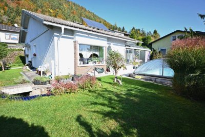 Bungalow mit Pool &amp; Sauna - wohnen wo die Seele zur Ruhe kommt