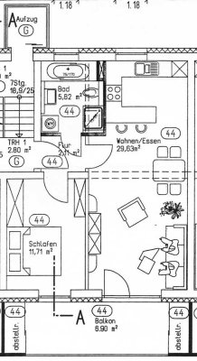 ökologisch sanierte Wohnung im Textilviertel, Neubau 2015 mit Südbalkon