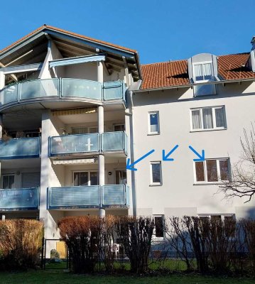 Stilvolle, modernisierte 3-Zimmer-Wohnung mit Balkon in Kaufbeuren