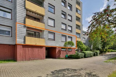 Solide Anlage in gepflegtem Umfeld - 3-Zimmer-ETW mit Stellplatz!