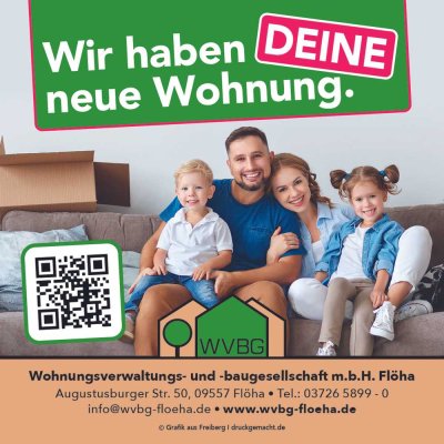 Wohnen im Grünen, 4-Zimmer-Familienwohnung