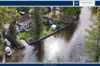 Einfamilienhaus mit direktem Wasserzugang in perfekter Südlage an der Dahme