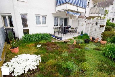 2-Zimmer-Erdgeschosswohnung mit Balkon und Einbauküche LU Maudach