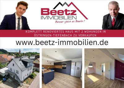 Ideal für 2 Generationen ! Komplett renoviertes 2 Familienhaus im schönen Tiefenbach.