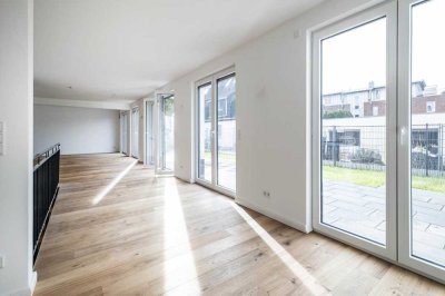 Samstag, 22.02.2025 OPEN HOUSE von 11-13 Uhr Elegante Erdgeschoss-Maisonette-Wohnung mit Gartenantei