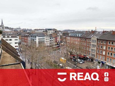 Perfekt geschnittene, helle Studiowohnung in der Innenstadt und Blick über die Dächer Aachens!