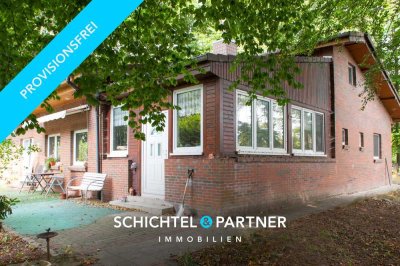 Farge | Toller Bungalow mit großem Grundstück und Doppelgarage in Weserlage