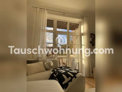 Tauschwohnung: Schöne helle Altbauwohnung mit Balkon nahe Stadtpark