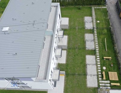 OPEN HOUSE - Neubau-2-Zi.Gartenwhg. ca. 80 m² Wfl. Süd-West Terrasse, Hobbyraum in Germering. ETW 15