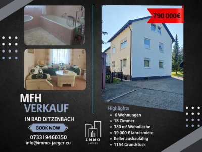 � Mehrfamilienhaus in Bad Ditzenbach - Anlageobjekt mit Potenzial!