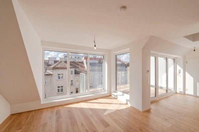 ++FonteFlats++ Fantastic 3-room attic FIRST OCCUPANCY with great roof terrace - near Hauptbahnhof/Central Station