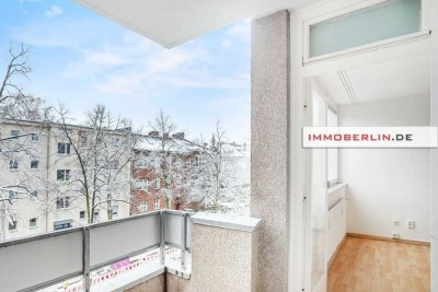 IMMOBERLIN.DE - Attraktive 3-Zimmer-Wohnung mit Loggia in Lankwitz