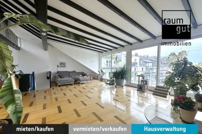 Hochwertige und lichtdurchflutete 4-Zimmer-Maisonette im Herzen der Carlstadt