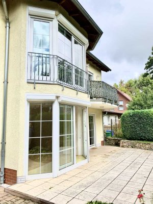 Schöne Erdgeschosswohnung mit Südterrasse im Zentrum von Trebbin