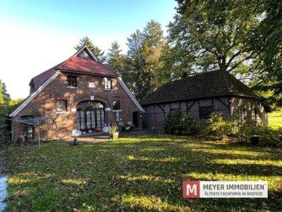 Resthof mit 4 Wohneinheiten auf 3,8 ha Grünland in idyllischer Lage von Salzendeich (Obj.-Nr.: 6449)