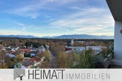 4-Zimmer-Wohnung in zentraler Lage mit Bergblick vom 10.Stock