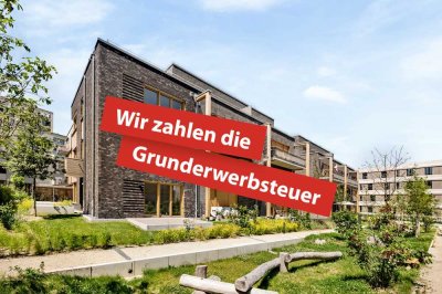 Grunderwerbsteuer sparen: Zweigeschossiges Stadthaus mit Dachterrasse