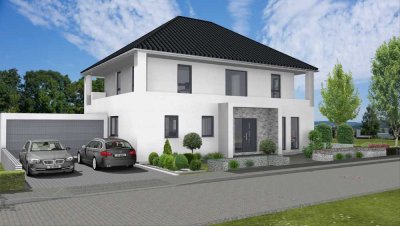 Düsseldorf-Wittlaer- , Top 1a-Lage, exclusive Villa mit Doppelgarage, Rheinnähe, großes Grundstück