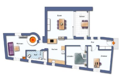 Stilvolle 3,5-Raum-Wohnung mit Balkon mit luxuriöser Innenausstattung mit EBK in Köln-Widdersdorf