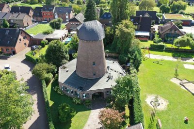 Eine Mühle am Niederrhein - Wohnen im besonderen Ambiente