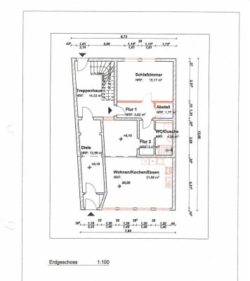 Schicke und geschmackvolle 2-Zimmer-Wohnung in der Innenstadt mit Terrasse