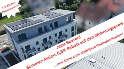 Barrierefrei - Nachhaltig - Neubau: 3-Zi.-Dachterrassenwohnung
ca. 127 m² m. Keller in Germering