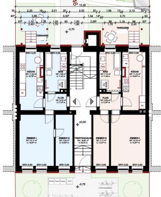 Sonnendurchflutete Wohnung mit Privatgarten