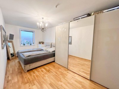 STAMMERSDORF! Moderne möblierte 48,8 m2 Zwei-Zimmer-Wohnung mit Balkon gegen ABLÖSE abzugeben!