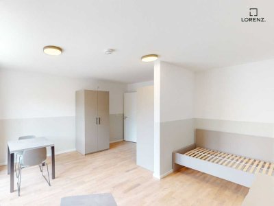 Möbliertes 1-Zimmer-Apartment mit Terrasse im Erstbezug!