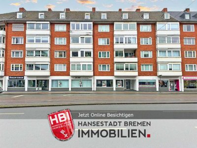 City / Großzügige 3-Zimmer-Wohnung mit Loggia in zentraler Lage