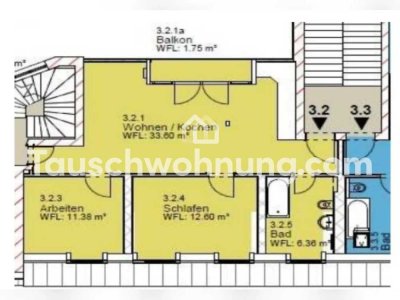 Tauschwohnung: 3 Zimmer gegen größere Wohnung (möglichst P-West/Bornstedt)