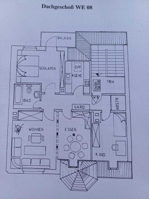 Charmante, zentral gelegene Dachgeschosswohnung vermietet