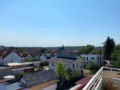 Helle 2-Zimmerwohnung in ruhiger Lage mit großem Balkon!