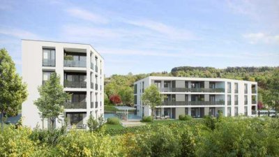 Stilvolle, neuwertige 3-Zimmer-Penthaus-Wohnung mit Balkon und EBK in ULM mit wunderschöner Ausicht