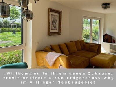 „Willkommen in Ihrem neuen Zuhause: Provisionsfreie 4-ZKB Erdgeschoss-Whg im Villinger Neubaugebiet