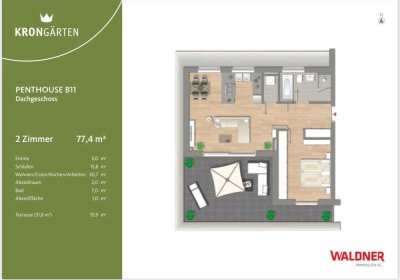 Traumhafte Penthouse Wohnung in Langenfeld Immigrath